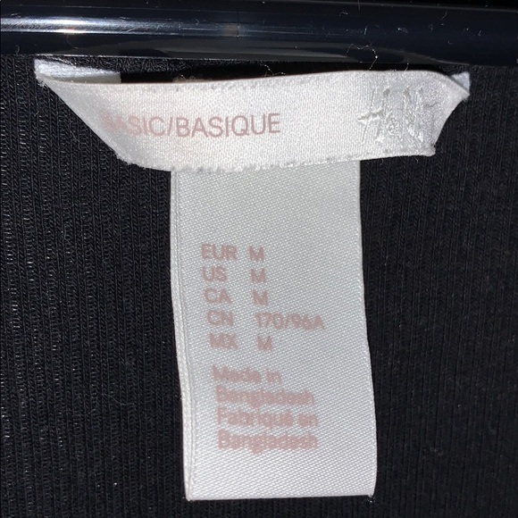 H&M Ripped black top - Picture 2 of 2